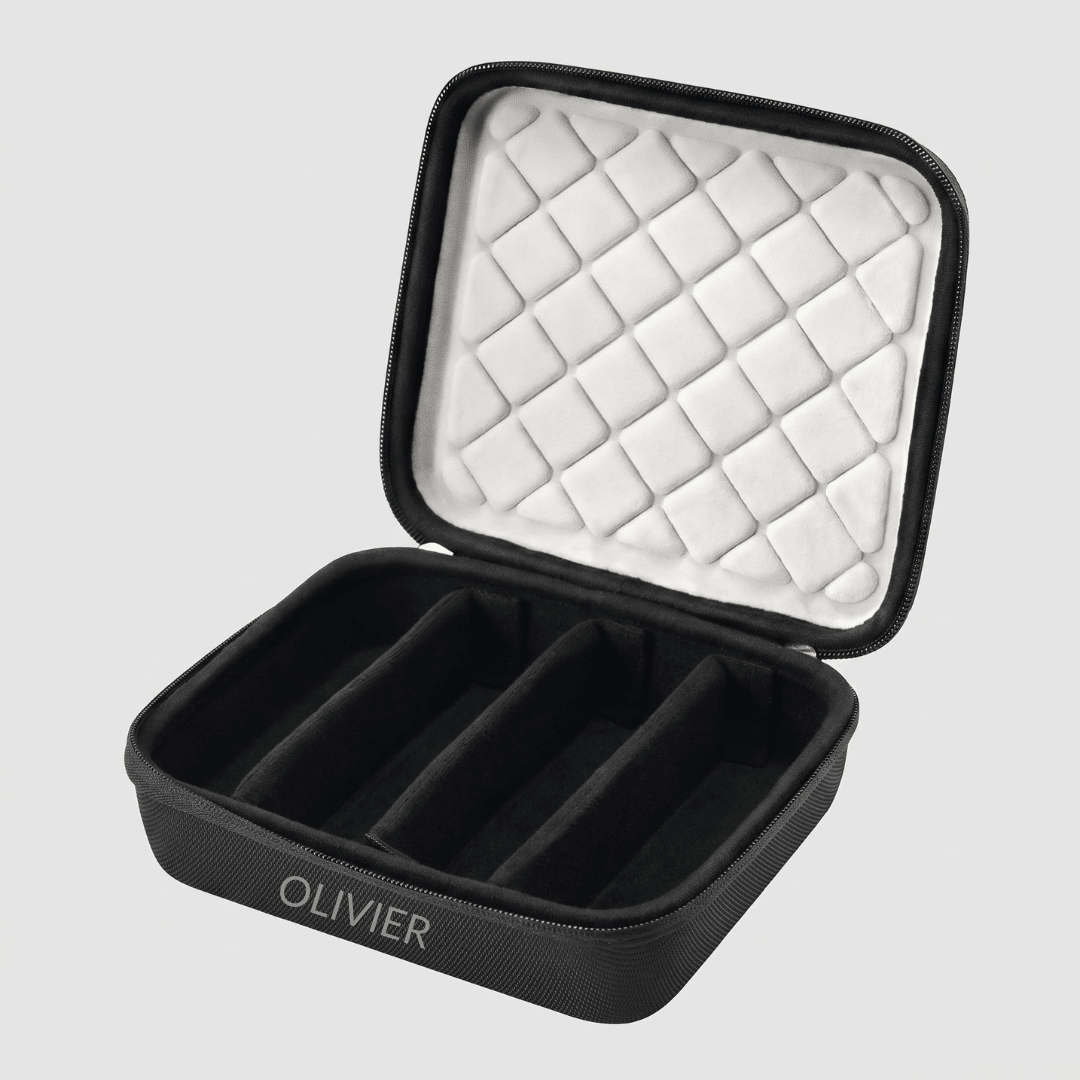 4 SLOT TRAVEL CASE - OLIVIER